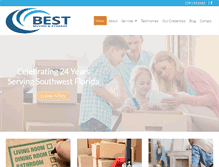 Tablet Screenshot of bestmovingnstorage.com